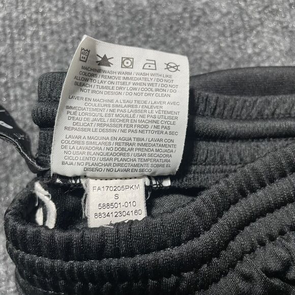 Nike Dri-Fit Track Pants Mens Small Black Zip Ankle 24 Logo Training 588501-010 - Picture 12 of 12